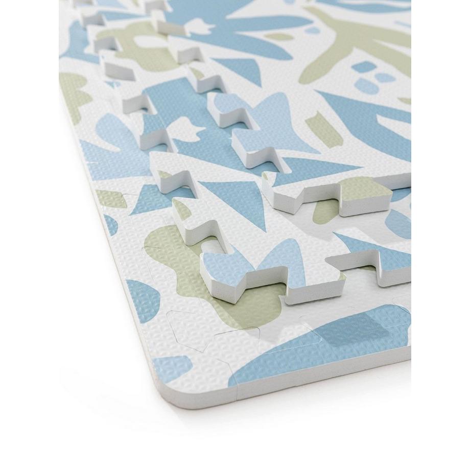 Benuta Tapis de jeu Flora Bleu  