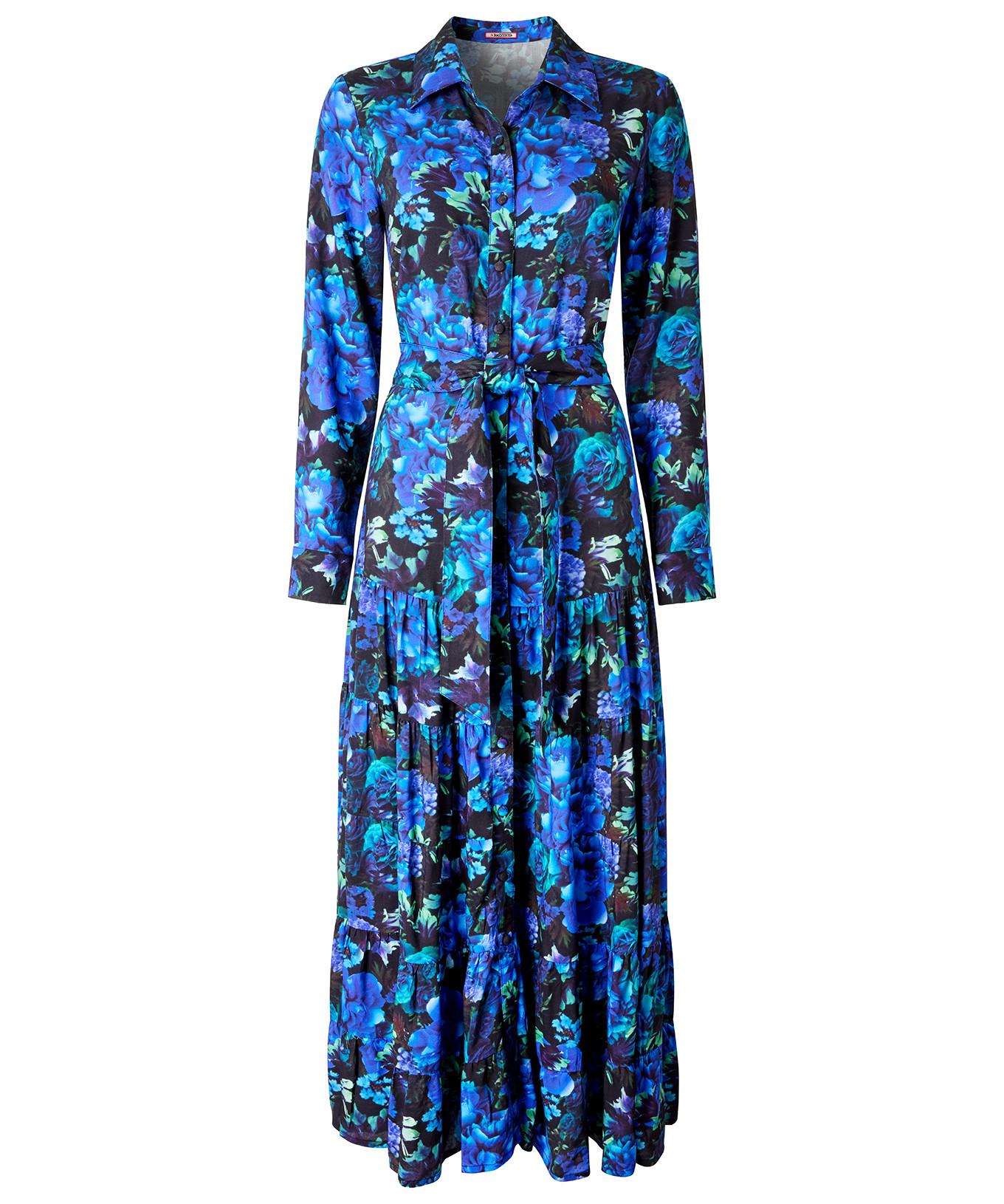 Joe Browns Abito camicia lungo floreale blu  