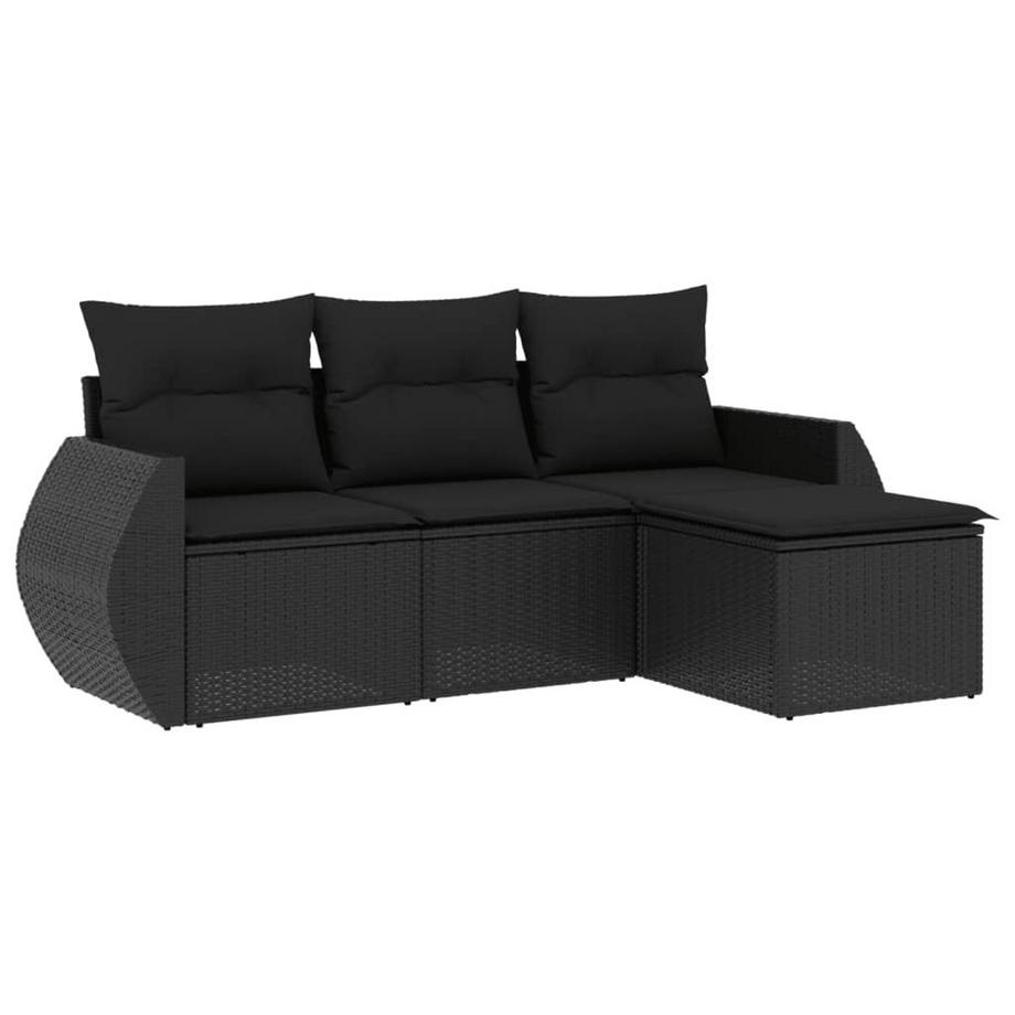 set divano da giardino Polirattan