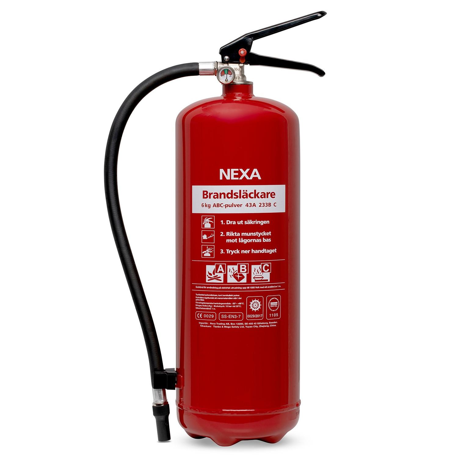 Nexa Estintore Rosso 6kg 43A  