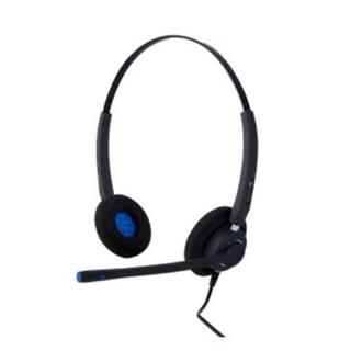 Alcatel-Lucent  Alcatel-Lucent AH 22 M Casque Avec fil Arceau Bureau/Centre d'appels USB Type-A Noir, Bleu 