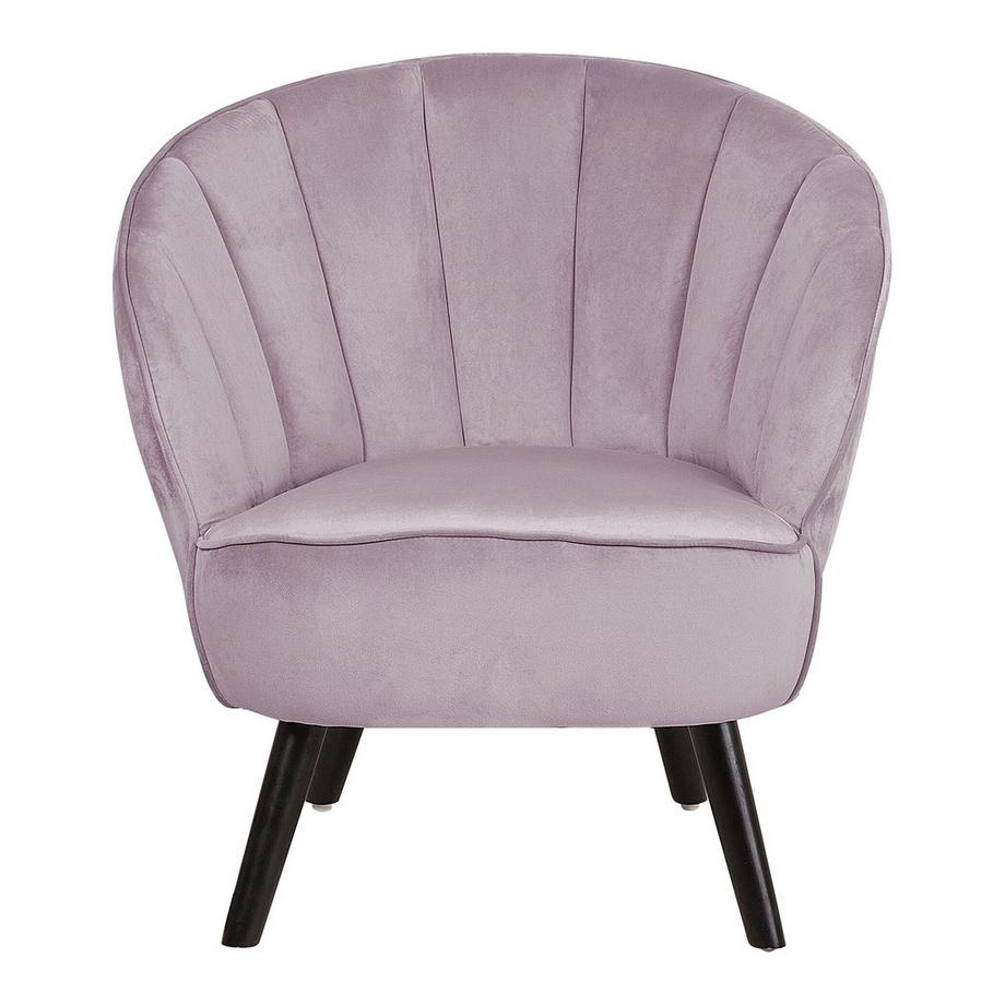 Beliani Sessel aus Samtstoff Glamourös DALA  