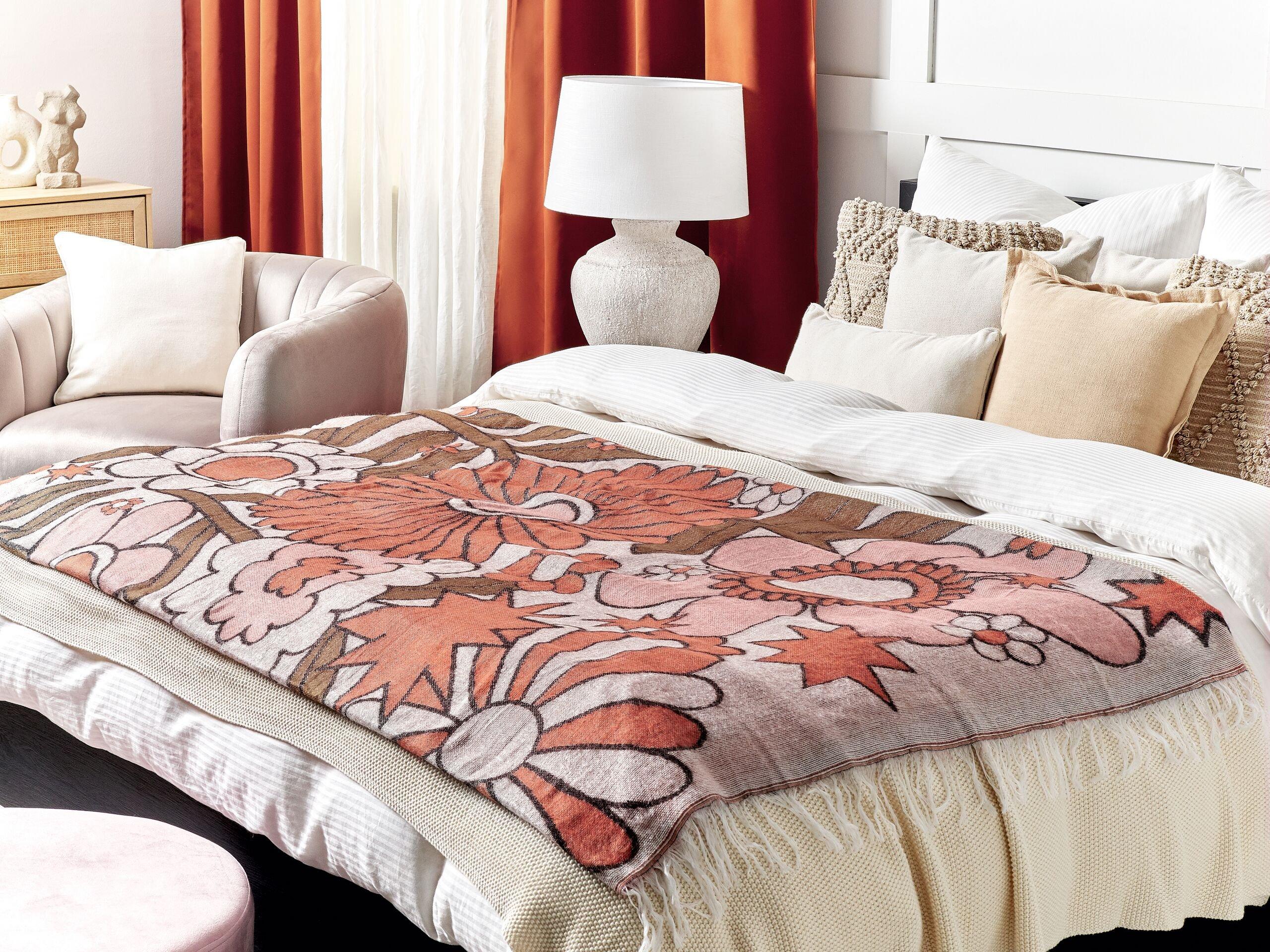 Beliani Boho DARAU Coperta in Acrilico  