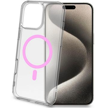 Gelskin Mag Magnetische Hülle MagSafe iPhone 16 Pro Max Transparent + Pink