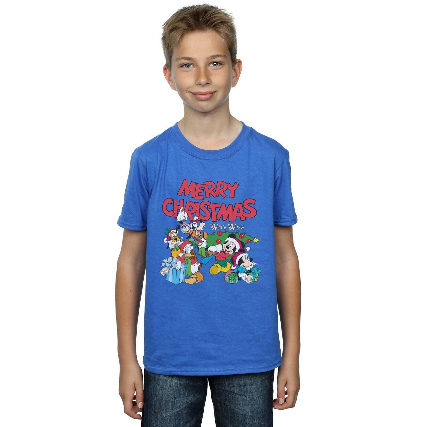 Disney  Mickey Mouse And FriendsWinter Wishes TShirt 