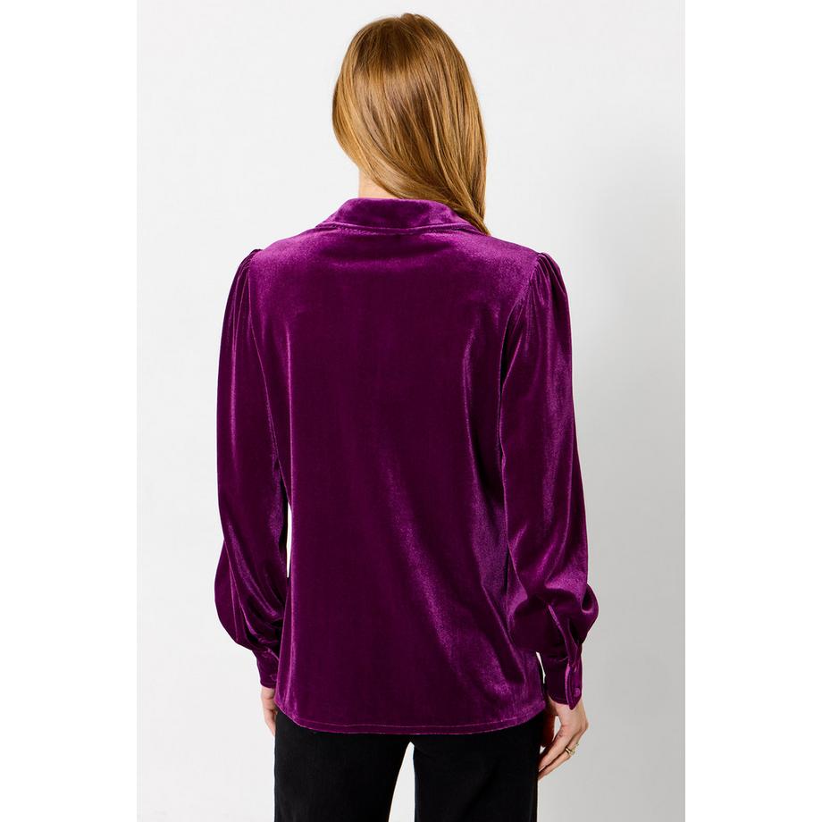Joe Browns Blouse à Col en Velours Iris  