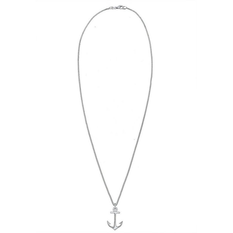 Elli  Halskette Panzerkette Anker Anhänger Maritim 