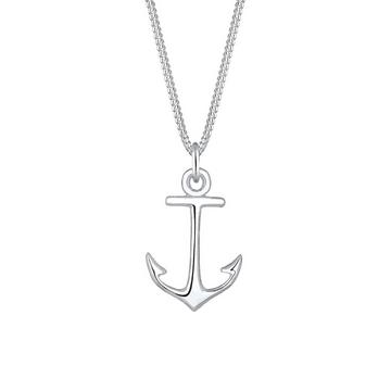 Halskette Panzerkette Anker Anhänger Maritim