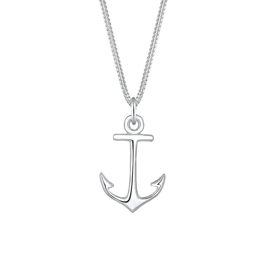 Halskette Panzerkette Anker Anhänger Maritim