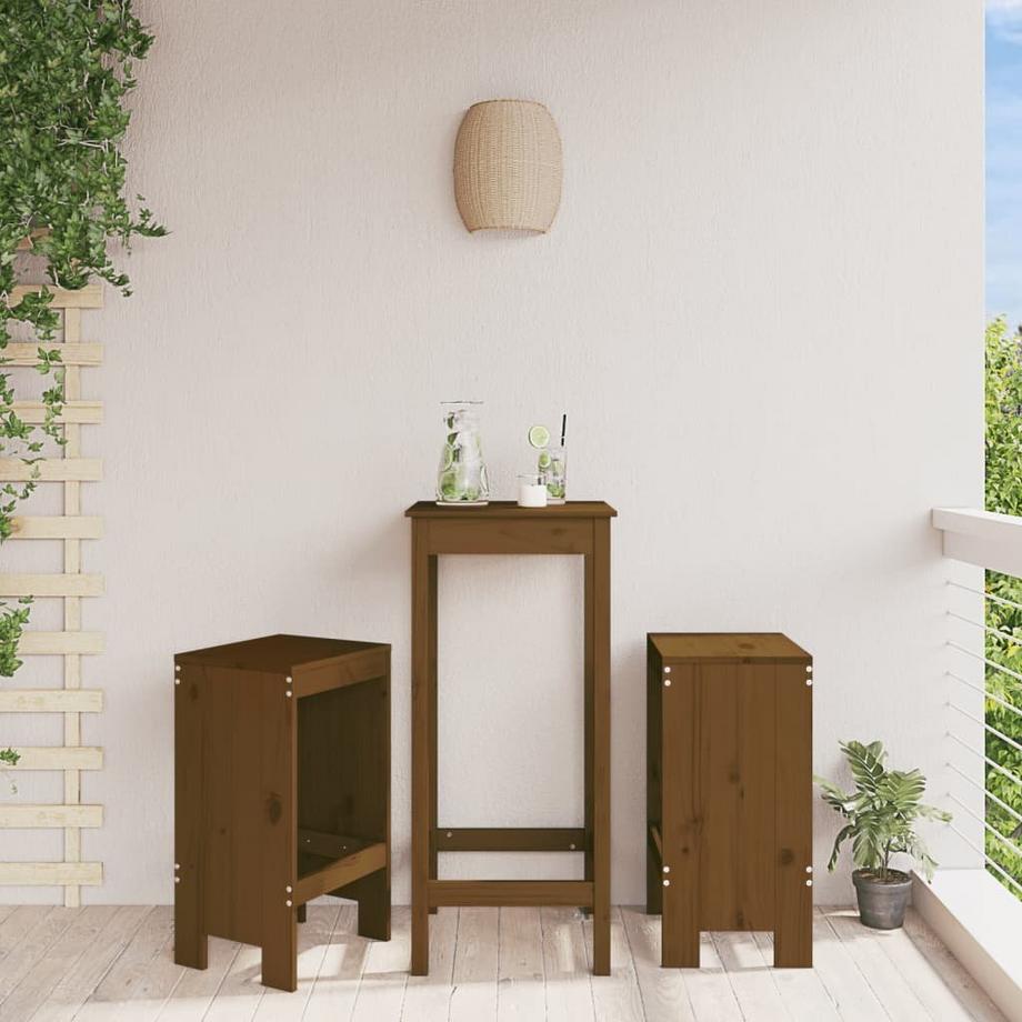 VidaXL Barhocker kiefernholz  