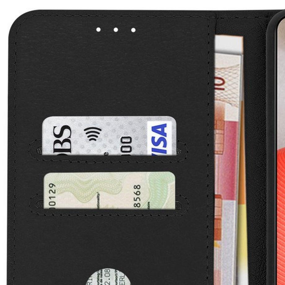 Avizar  Klapphülle Galaxy A42 5G Schwarz 
