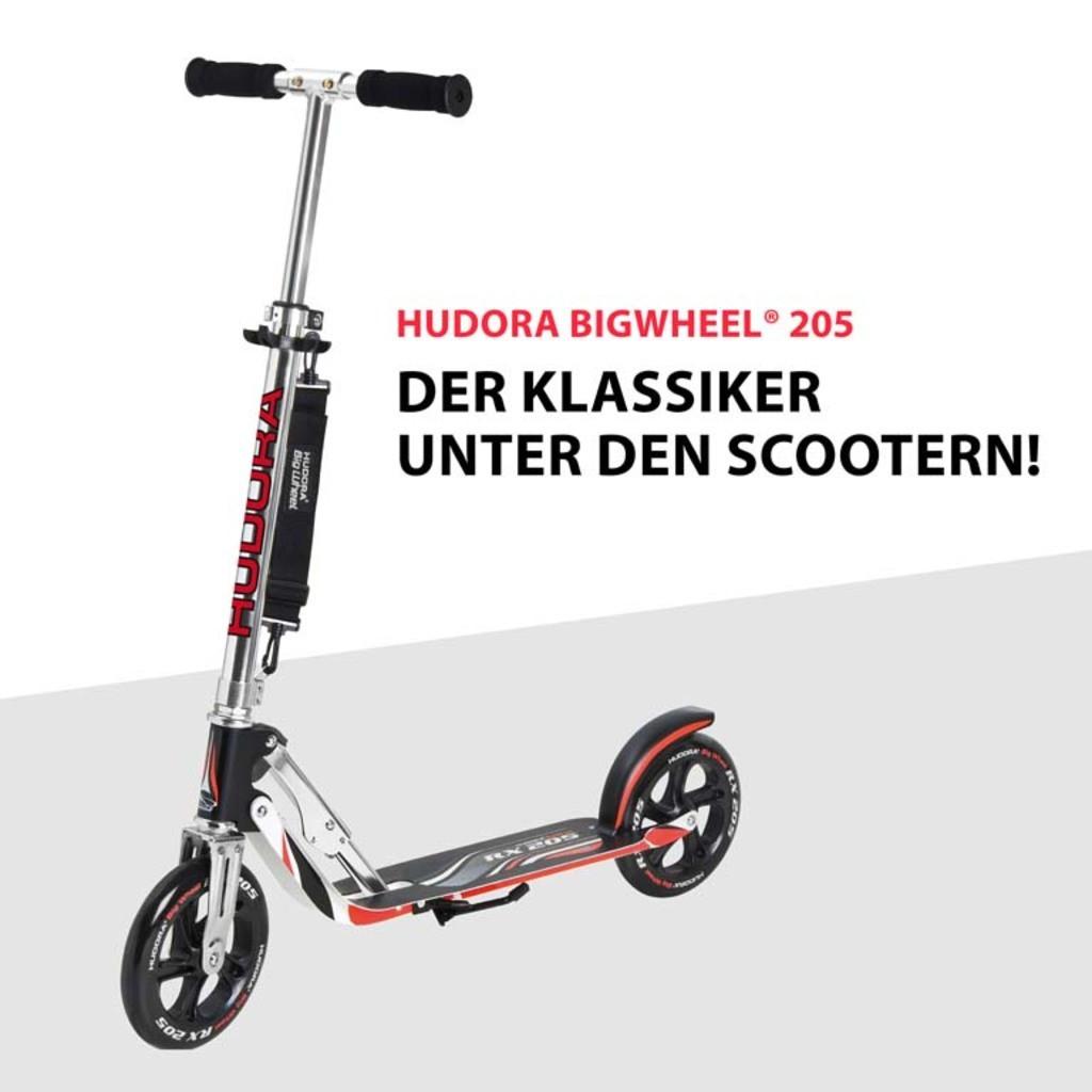 HUDORA  Scooter Big Wheel RX 205 Schwarz 