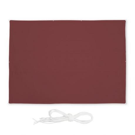 B2X Voile d'ombrage rectangulaire marron  