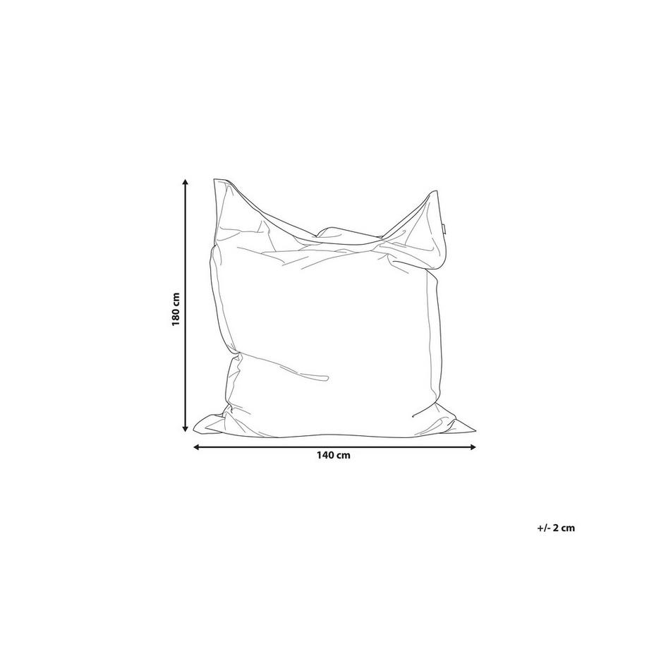 Beliani Sitzsack aus Nylon Retro FUZZY  