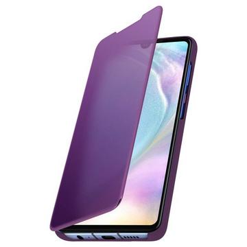 Clear View Cover Huawei P30 Violett