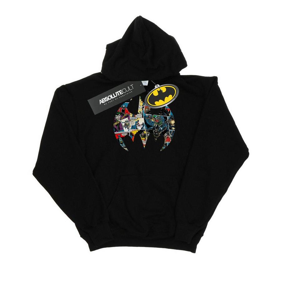 Sweat à capuche motif Batman style bande dessinée