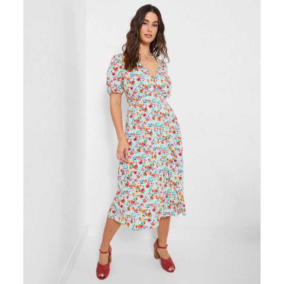 Joe Browns Blumen Retro Stil Teekleid  