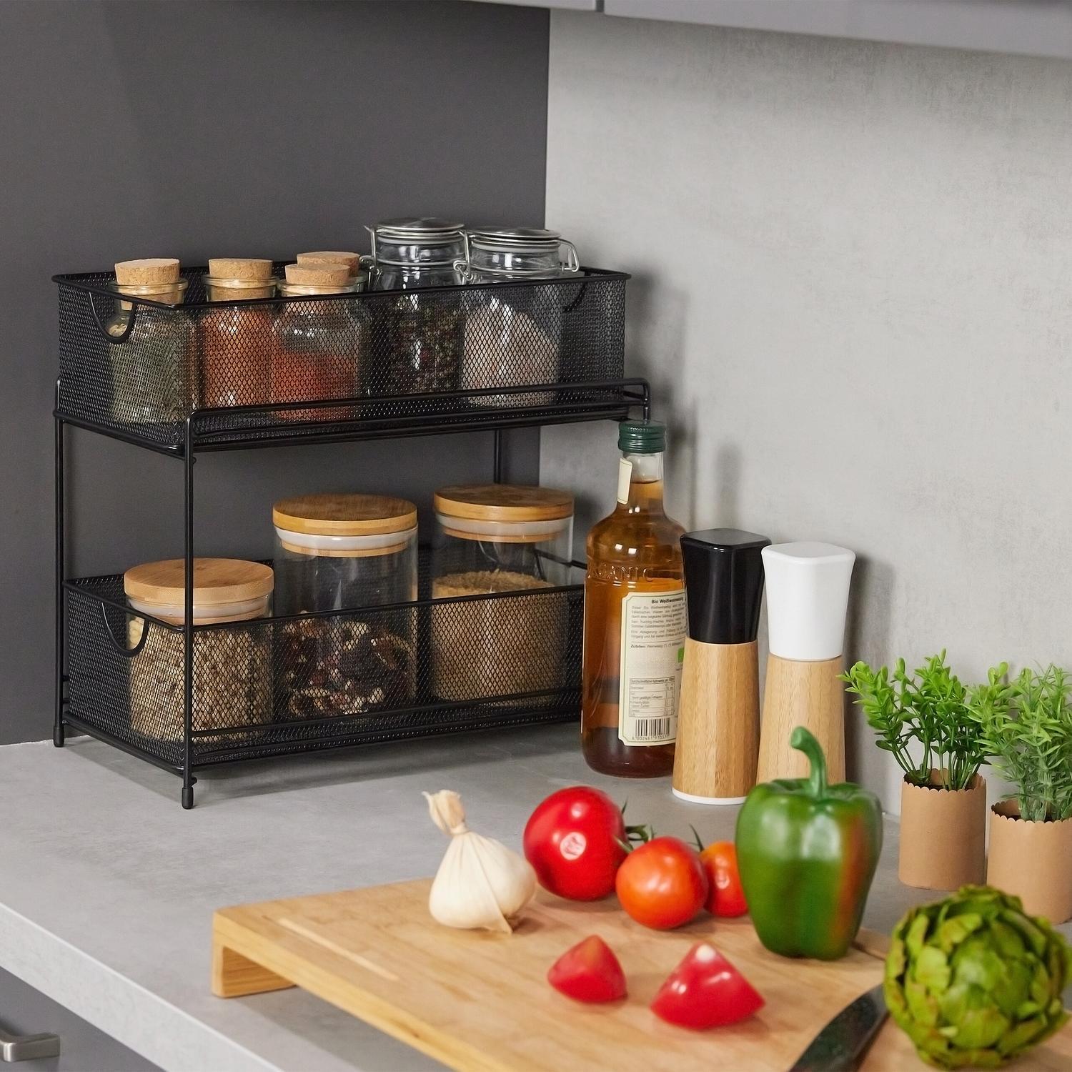 B2X Küchenorganisation mit 2 Auszugskörben  