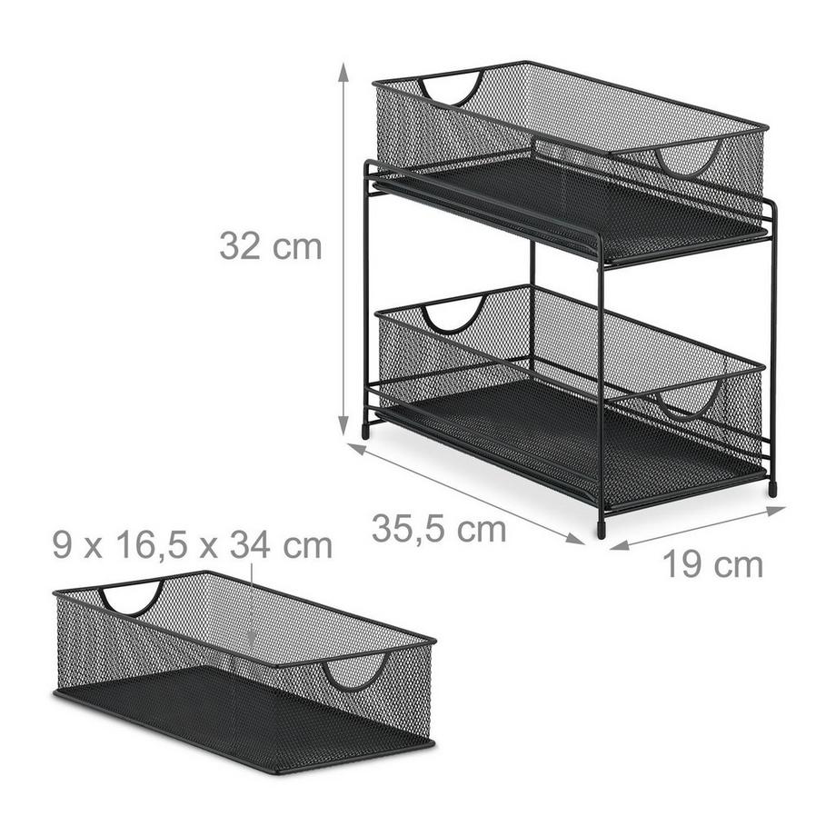 B2X Küchenorganisation mit 2 Auszugskörben  