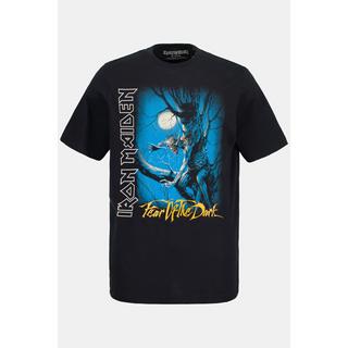 JP1880  T-shirt dedicata alla band Iron Maiden con mezze maniche nero 