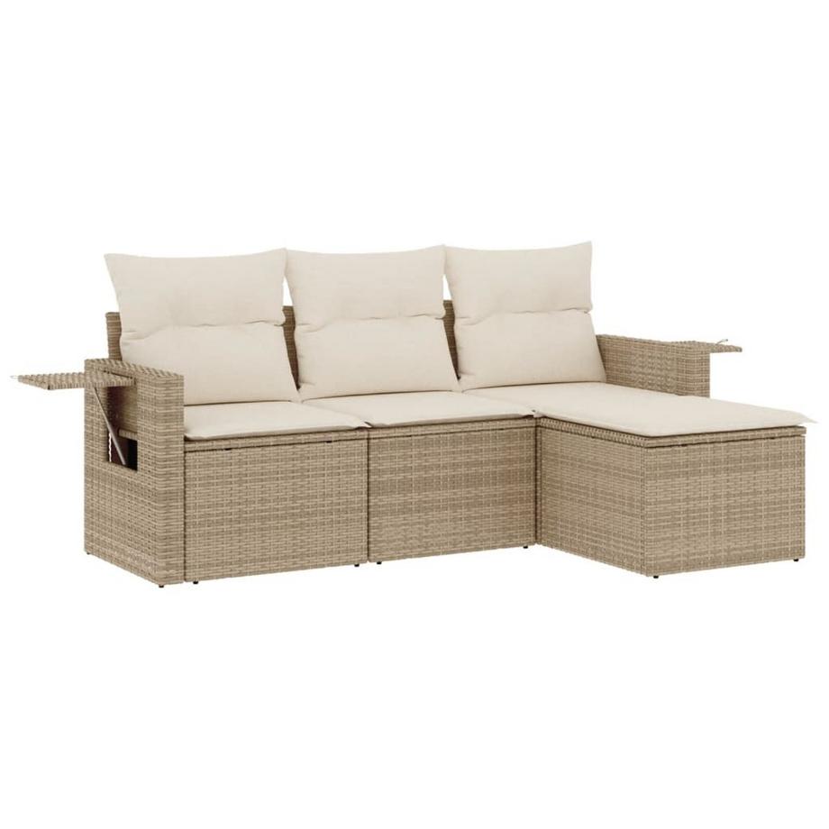 set divano da giardino Polirattan
