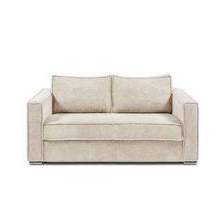 Vente-unique Schlafsofa mit Matratze 3Sitzer Cord LORETO  