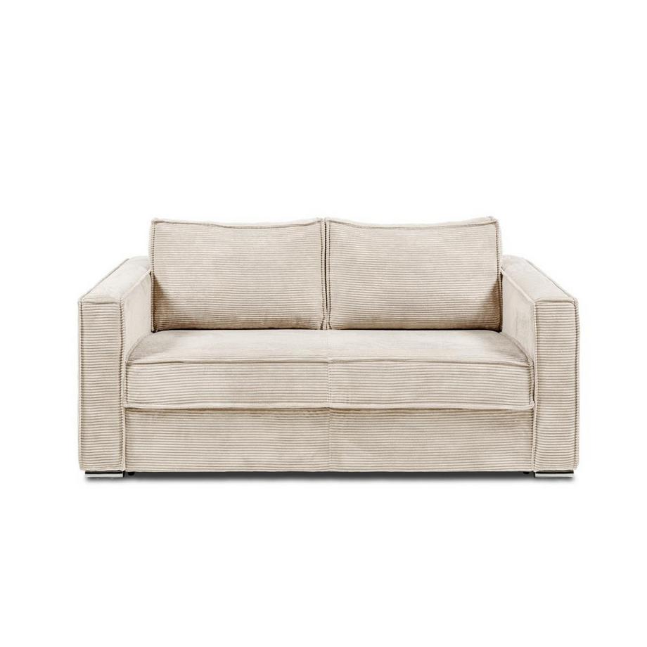 Vente-unique Schlafsofa mit Matratze 3Sitzer Cord LORETO  