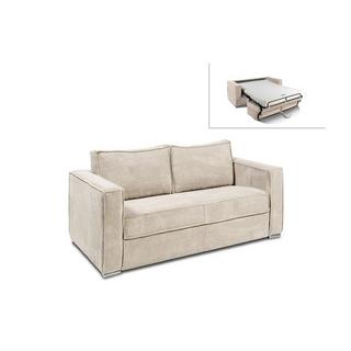 Vente-unique Schlafsofa mit Matratze 3Sitzer Cord LORETO  