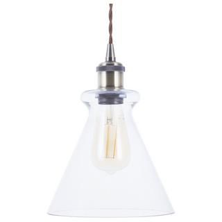 Beliani Lampe suspension en Verre Moderne BERGANTES  