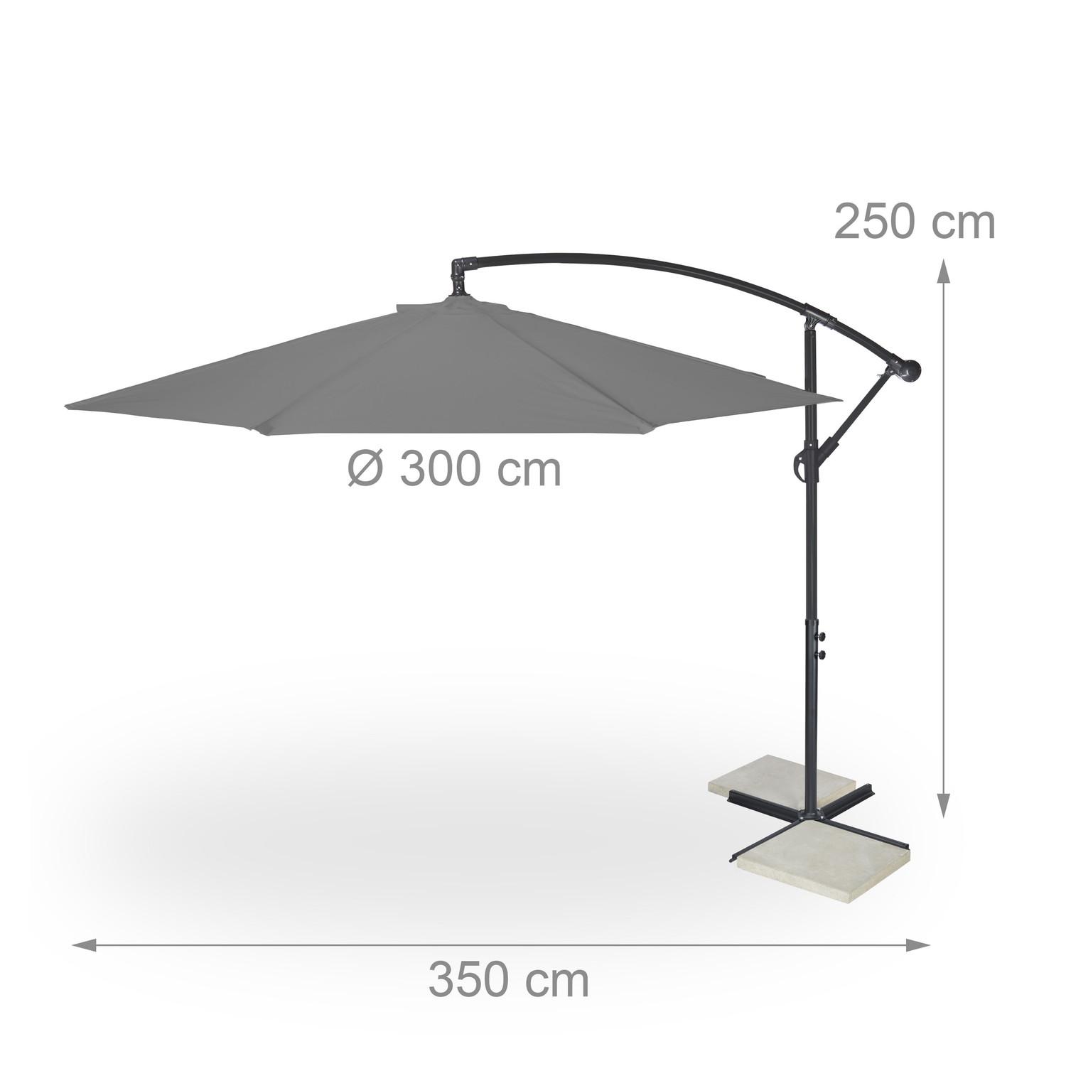 B2X Freistehender Sonnenschirm 300 cm  