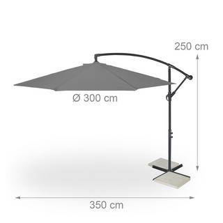B2X Freistehender Sonnenschirm 300 cm  