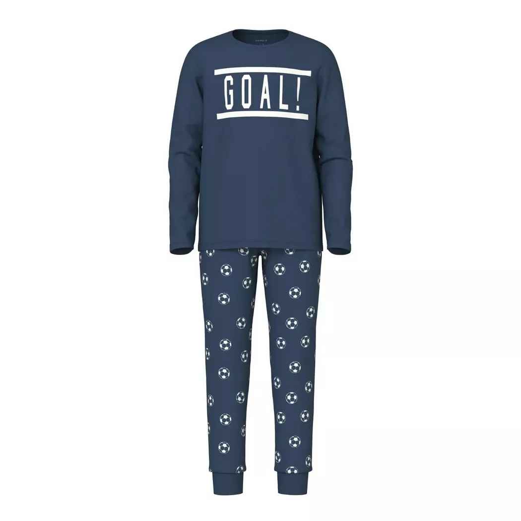 Name It - Pyjama Fussball GOAL!, 122/128, Blau