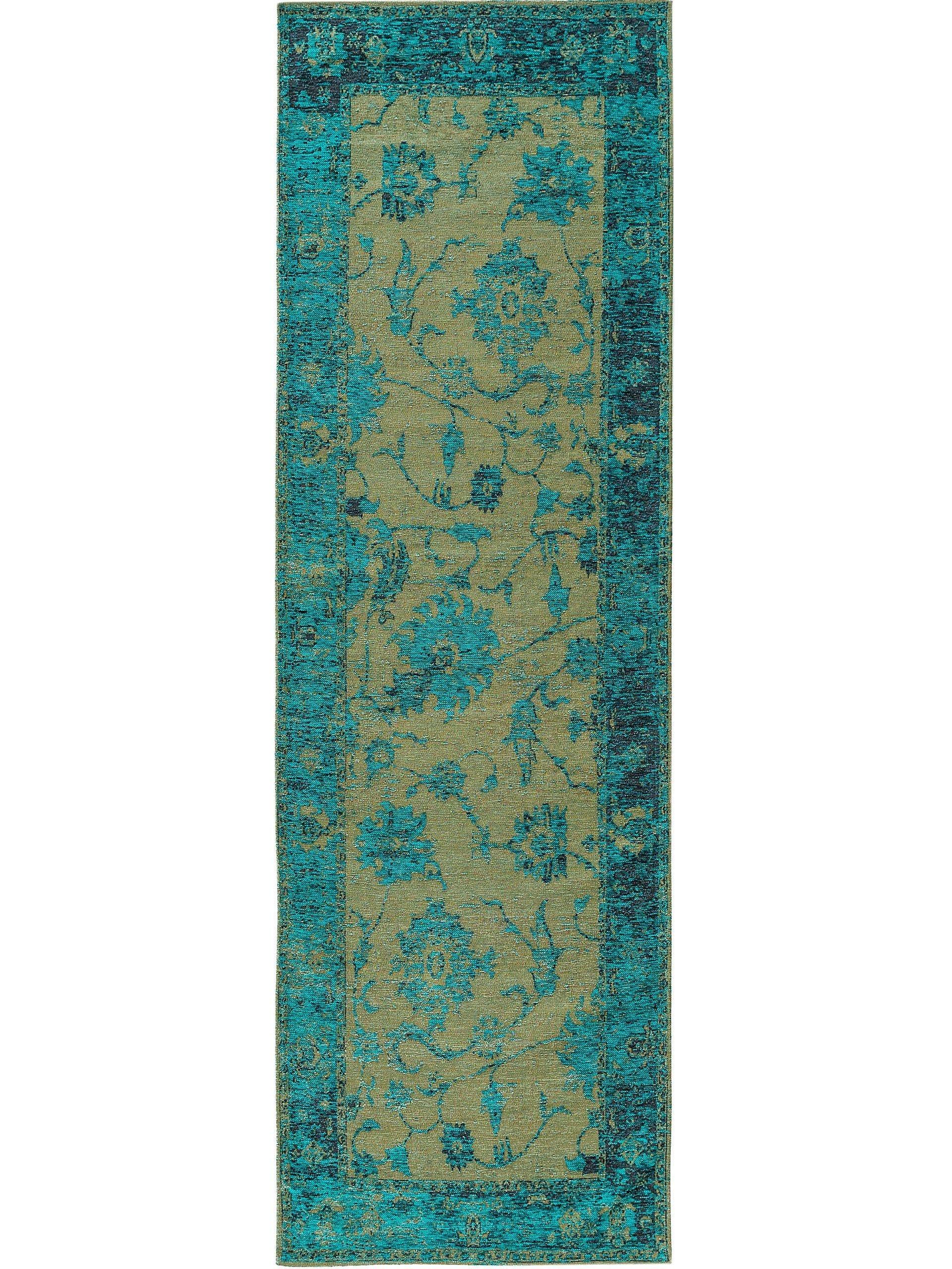 Benuta Tapis de couloir Frencie Turquoise  