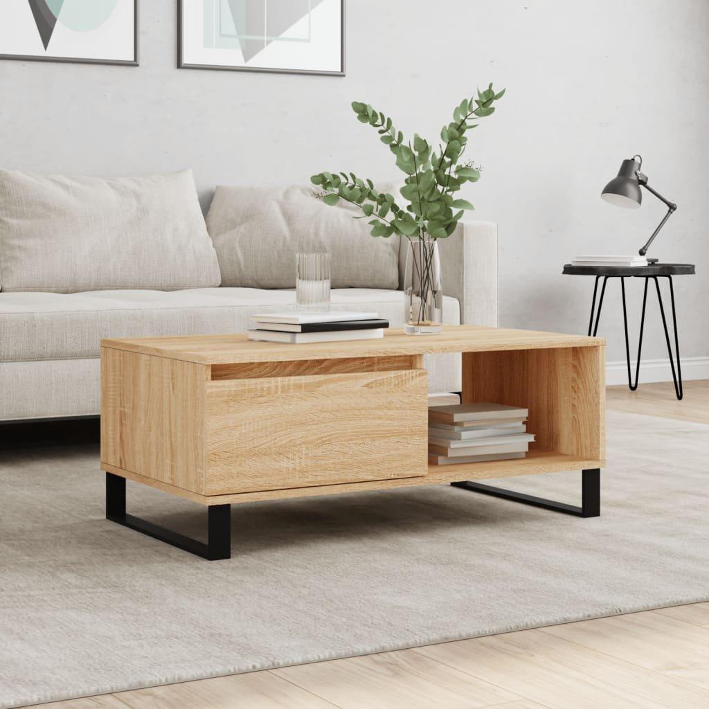 VidaXL Table basse bois d'ingénierie  