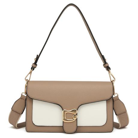 Only-bags.store Umhängetasche Clutch mit 2 abnehmbaren breiten Riemen Kreditkartenfächer  