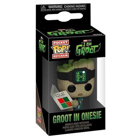 Funko  Key Funko POP! I Am Groot : Groot in Onesie w/Book 