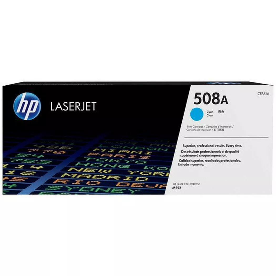 Hewlett-Packard – HP Toner-Modul 508A cyan CF361A CLJ Enterprise M552 5000 S., One Size