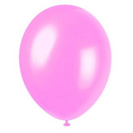 Unique  8 Ballons Rose Cristal Nacré 