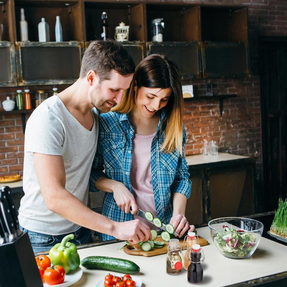 Northix Kleine Flaschen mit Bügelverschluss-Set  