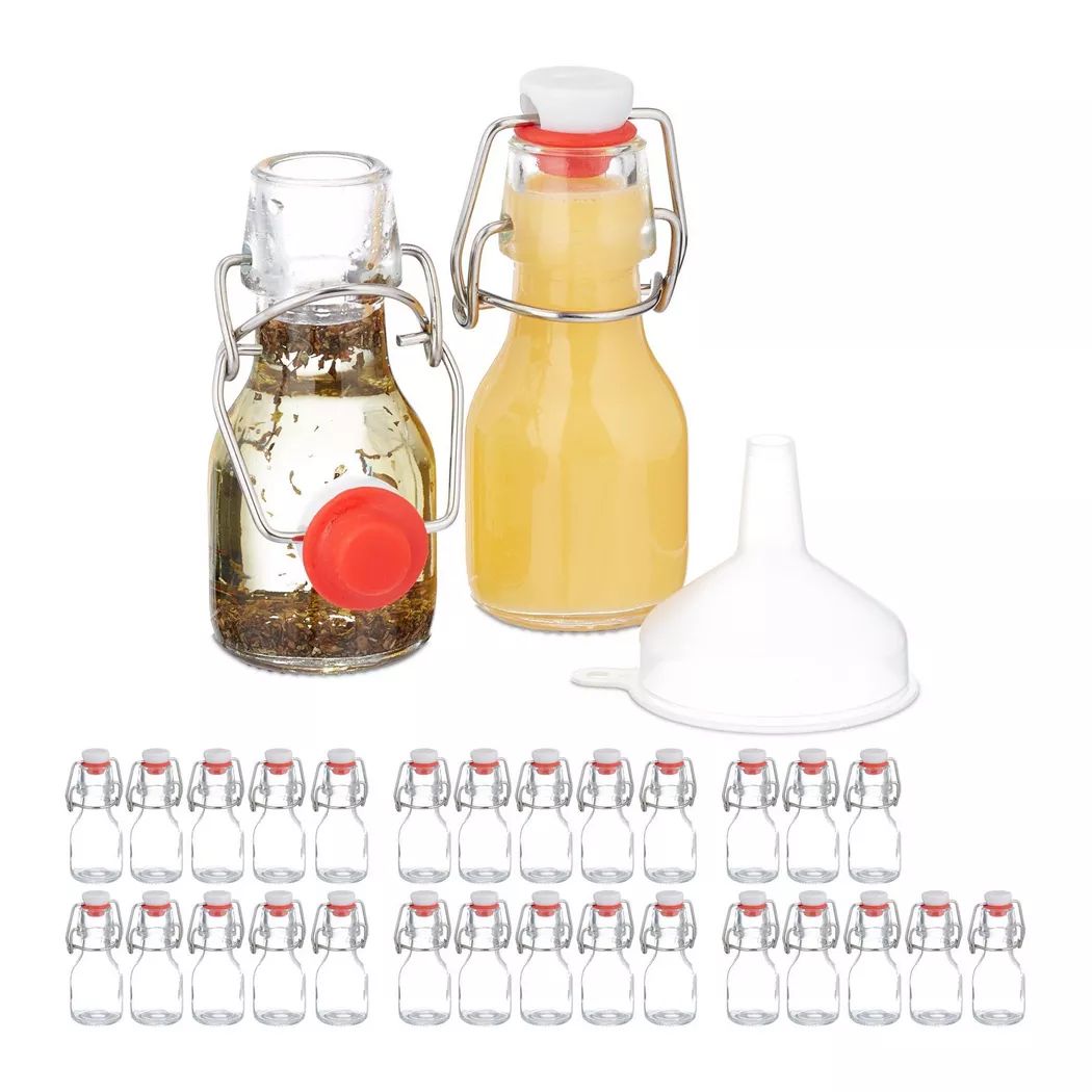 Northix - Petites bouteilles avec bouchon mécanique, 10cm