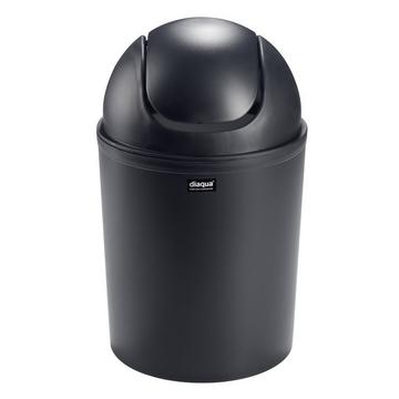 Poubelle cosm.Trend Frosted grande, anthracite transparent