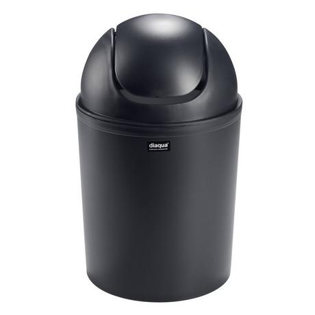 diaqua Poubelle cosm.Trend Frosted grande, anthracite transparent  