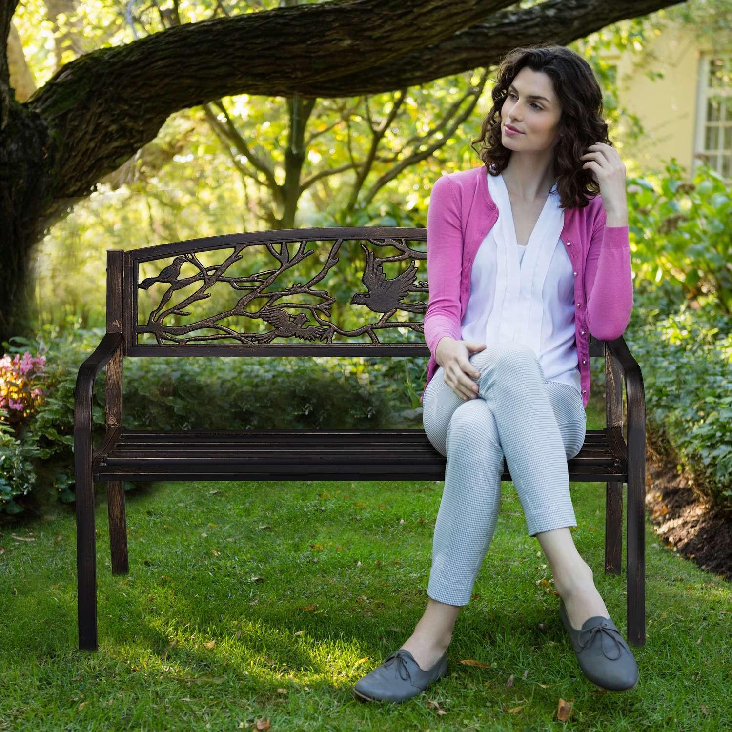 Northio Panchina da giardino a forma di uccello  