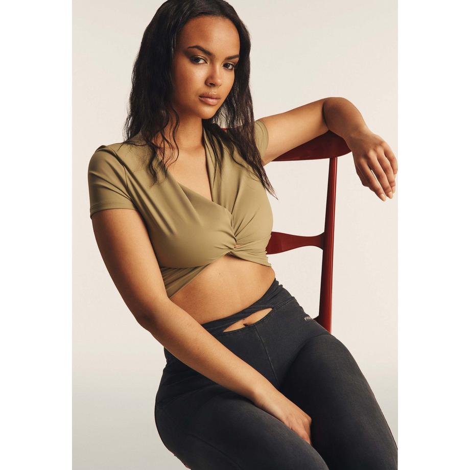 FREDDY Haut Cache-cœur Manches Courtes  