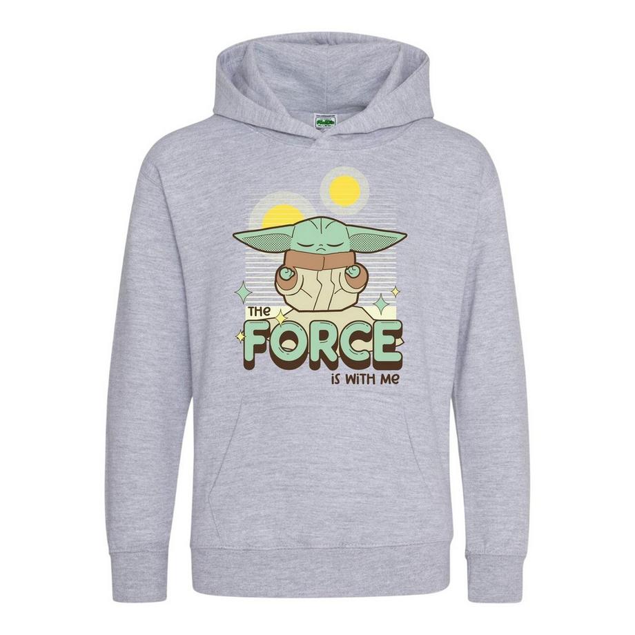The Force Is With Me Felpa Con Cappuccio Grogu