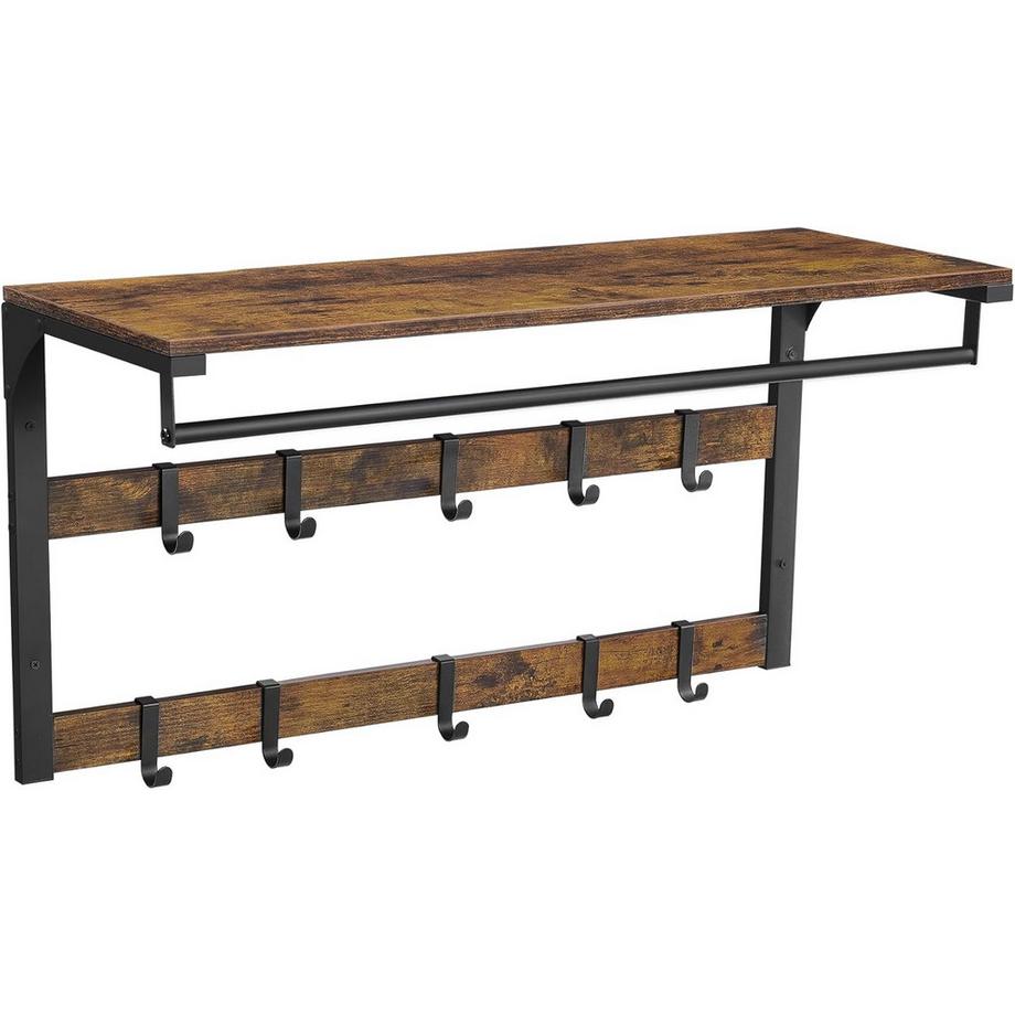 Wandgarderobe mit Ablage
