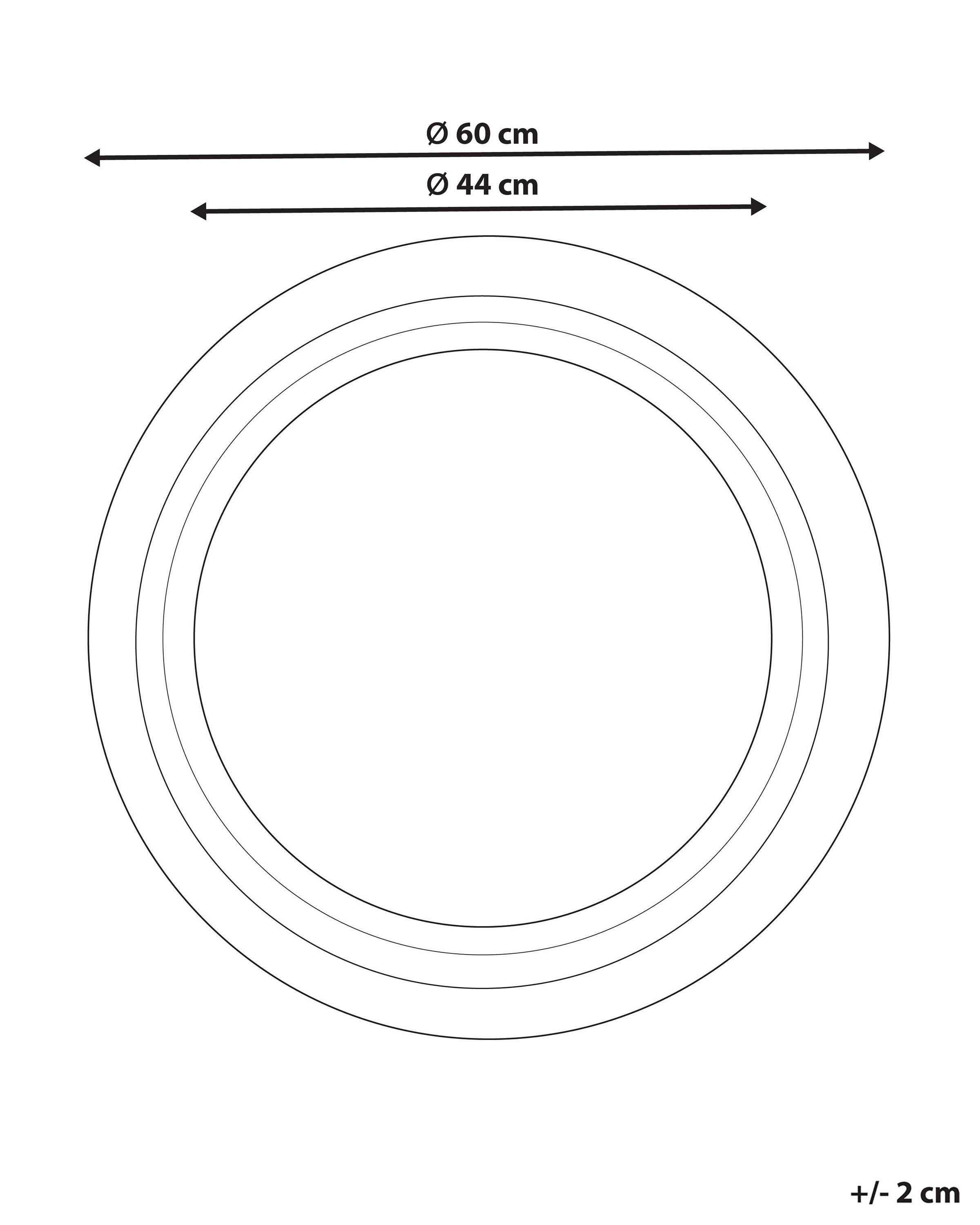 Beliani Wandspiegel aus MDF-Platte Skandinavisch DELICIAS  