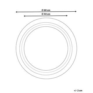 Beliani Wandspiegel aus MDF-Platte Skandinavisch DELICIAS  