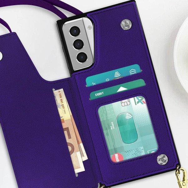 Avizar  Cover Tracolla Galaxy S21 Plus Viola 