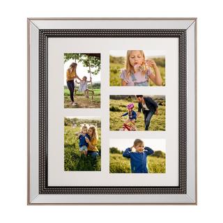 Beliani Cornice per 5 foto en Vetro Glamour DALABA  